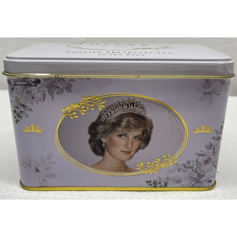 New English Tea Princess Diana English Breakfast Tea Collectible Tin 40 Bags NEW